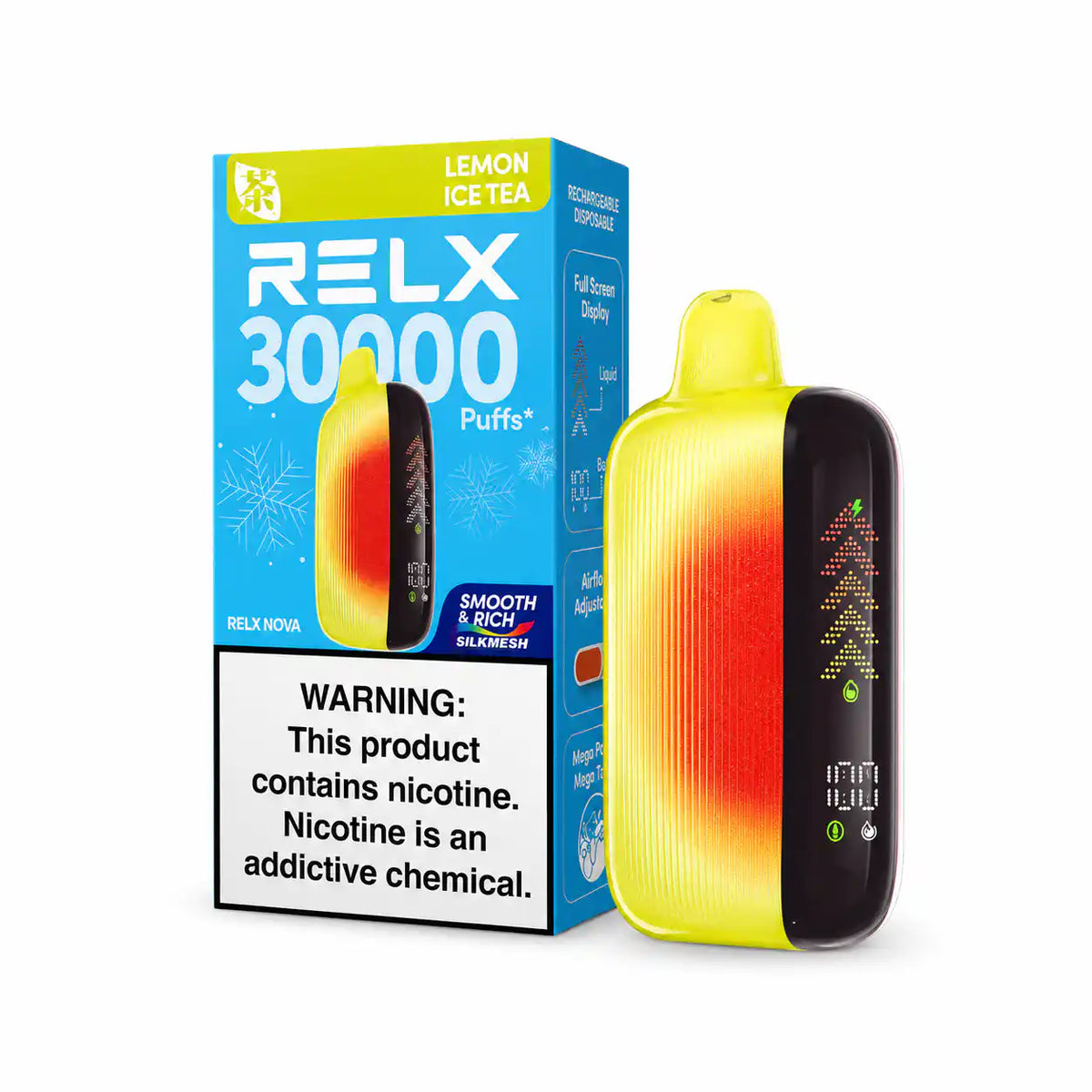Lemon Ice Tea - RELX Nova Silkmesh 30k Disposable Vape