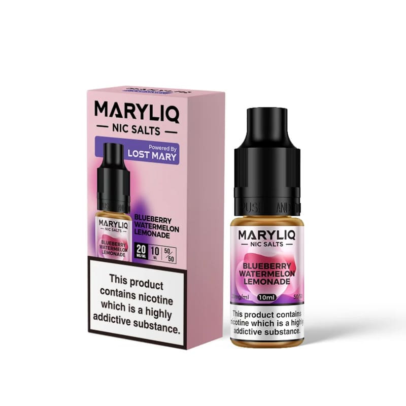 LOST MARY Maryliq Blaubeer-Wassermelonen-Limonade - Nikotinfrei 10 ml