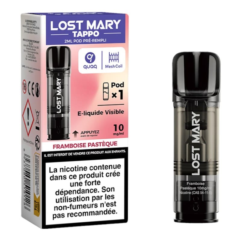 LOST MARY Tappo - Pack de 2 Cartouches 2ml 600 Puffs