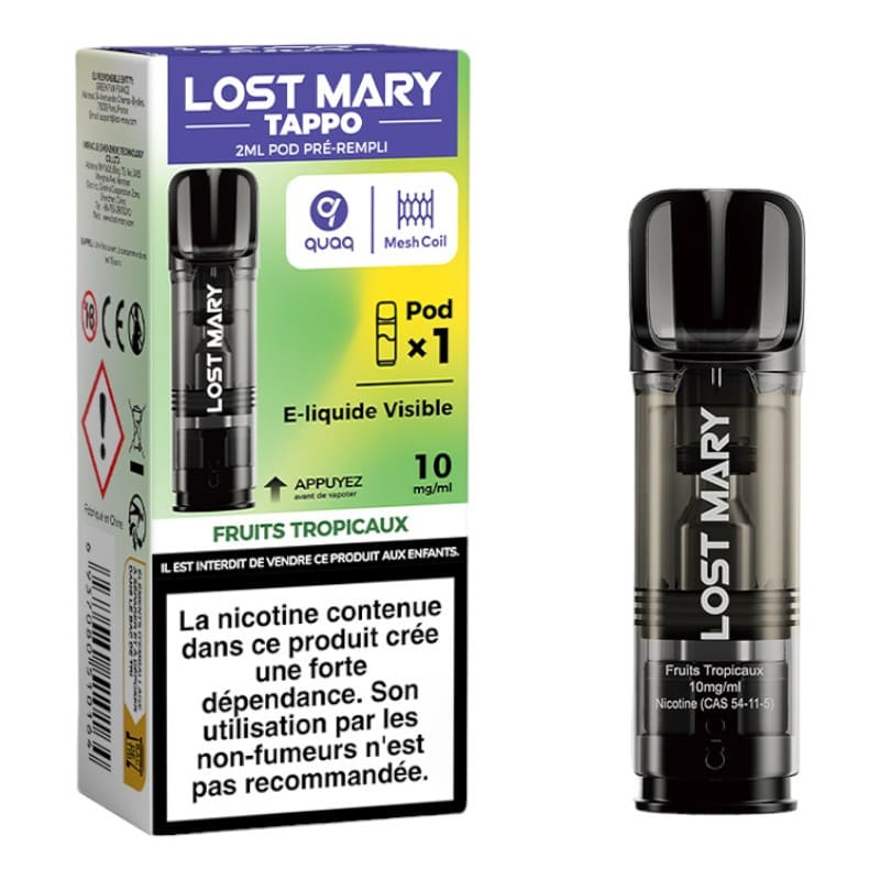 LOST MARY Tappo - Pack de 2 Cartouches 2ml 600 Puffs
