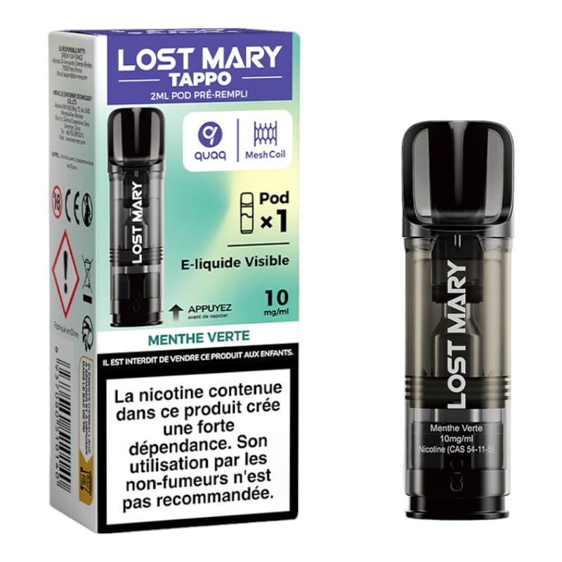 LOST MARY Tappo - Pack de 2 Cartouches 2ml 600 Puffs