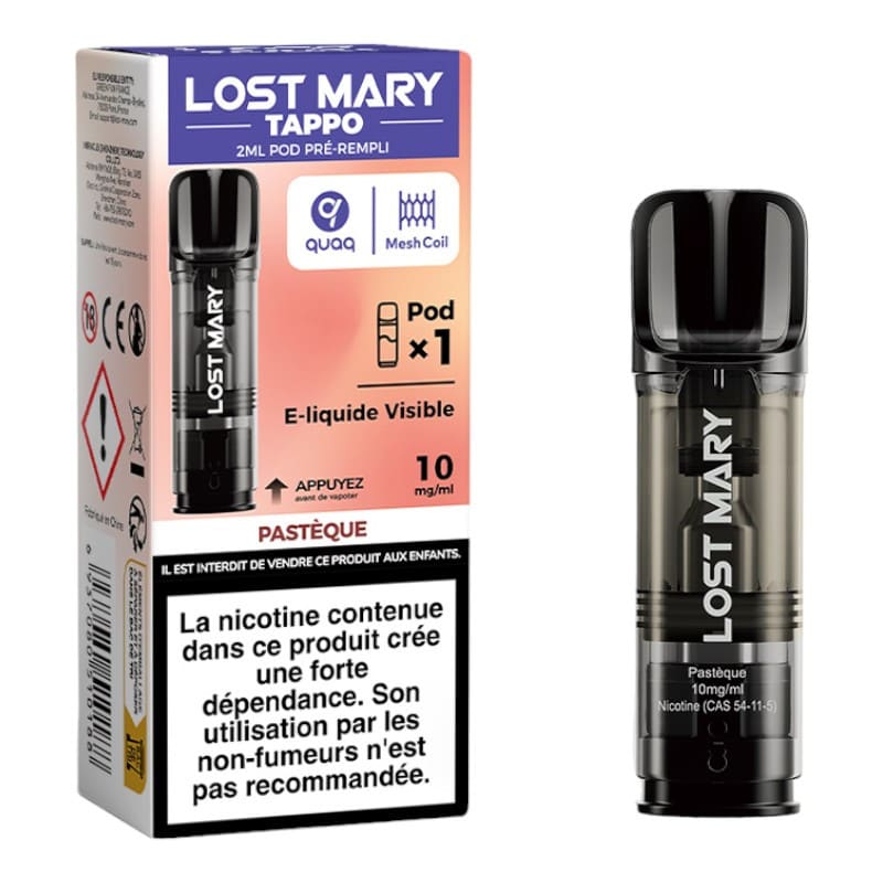 LOST MARY Tappo - Pack de 2 Cartouches 2ml 600 Puffs