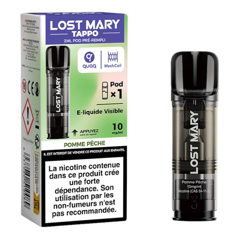 LOST MARY Tappo - Pack de 2 Cartouches 2ml 600 Puffs