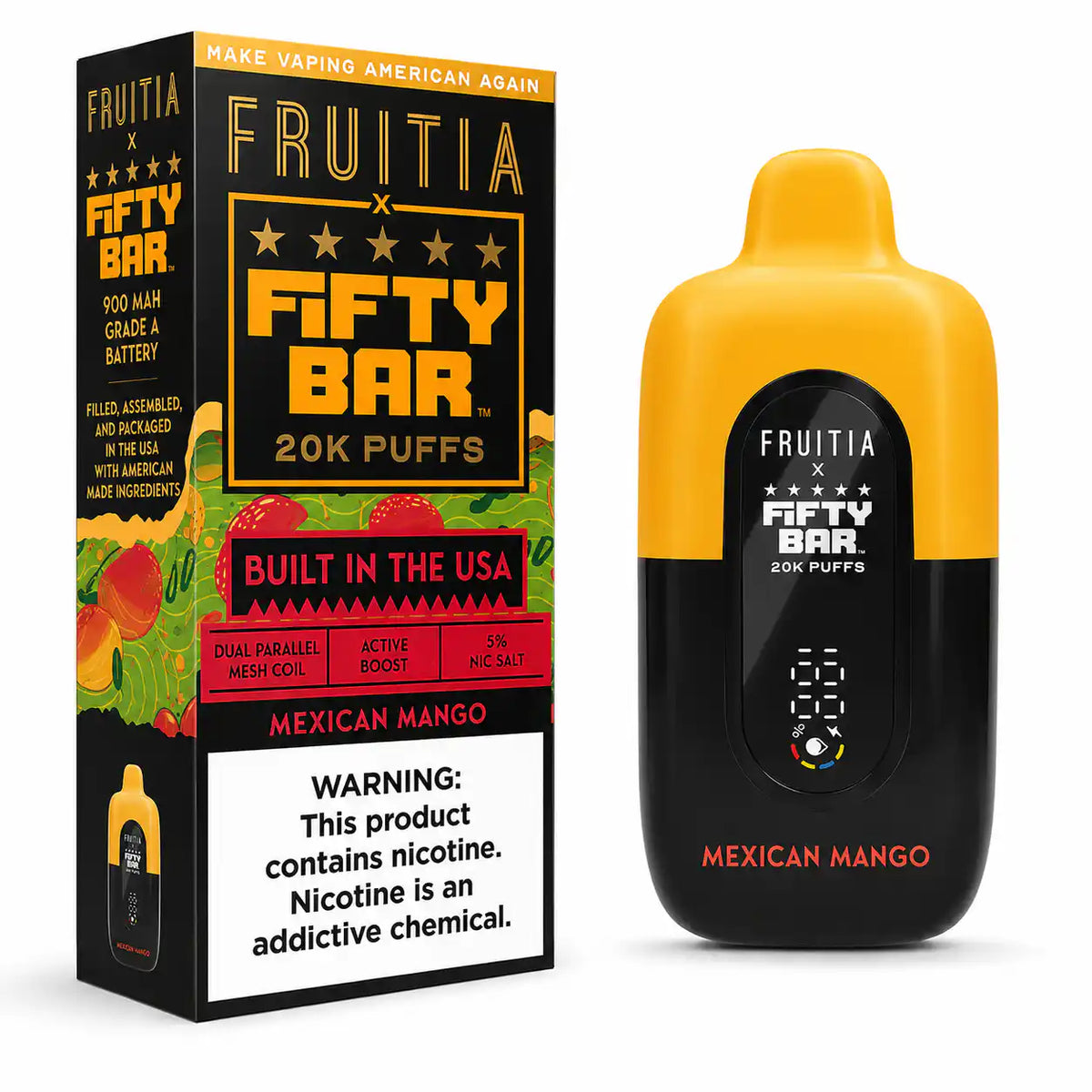 Mexican Mango - Fifty Bar 20K Disposable Vape