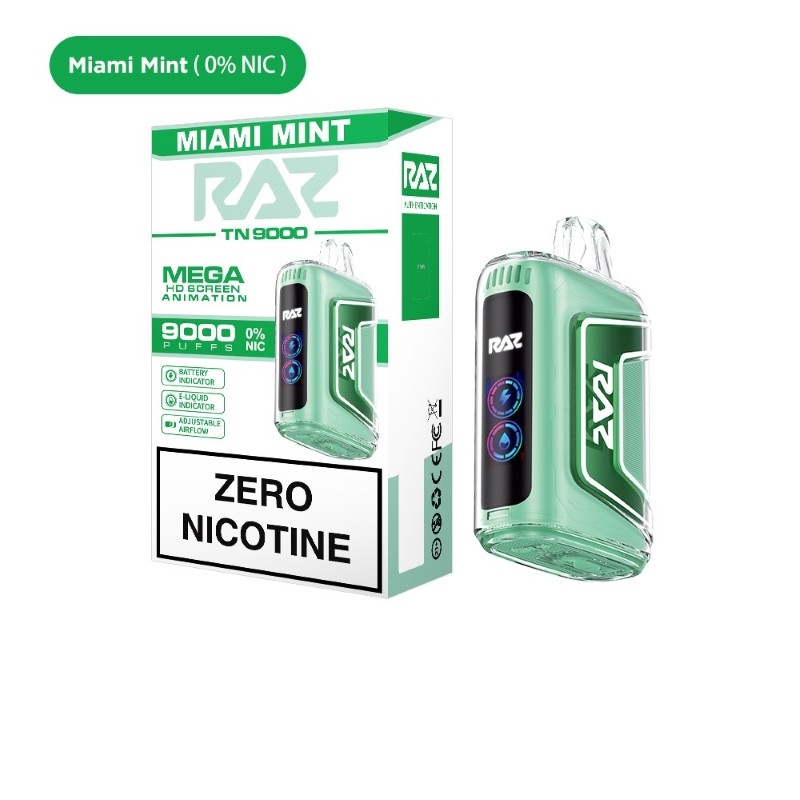 RAZ TN9000 Nikotinfreie Einweg-E-Zigarette 12 ml