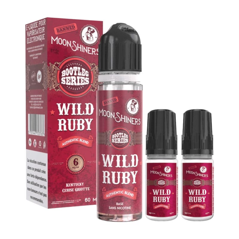 MOONSHINERS Bootleg Series Wild Ruby - Packung E-Liquid 60ml