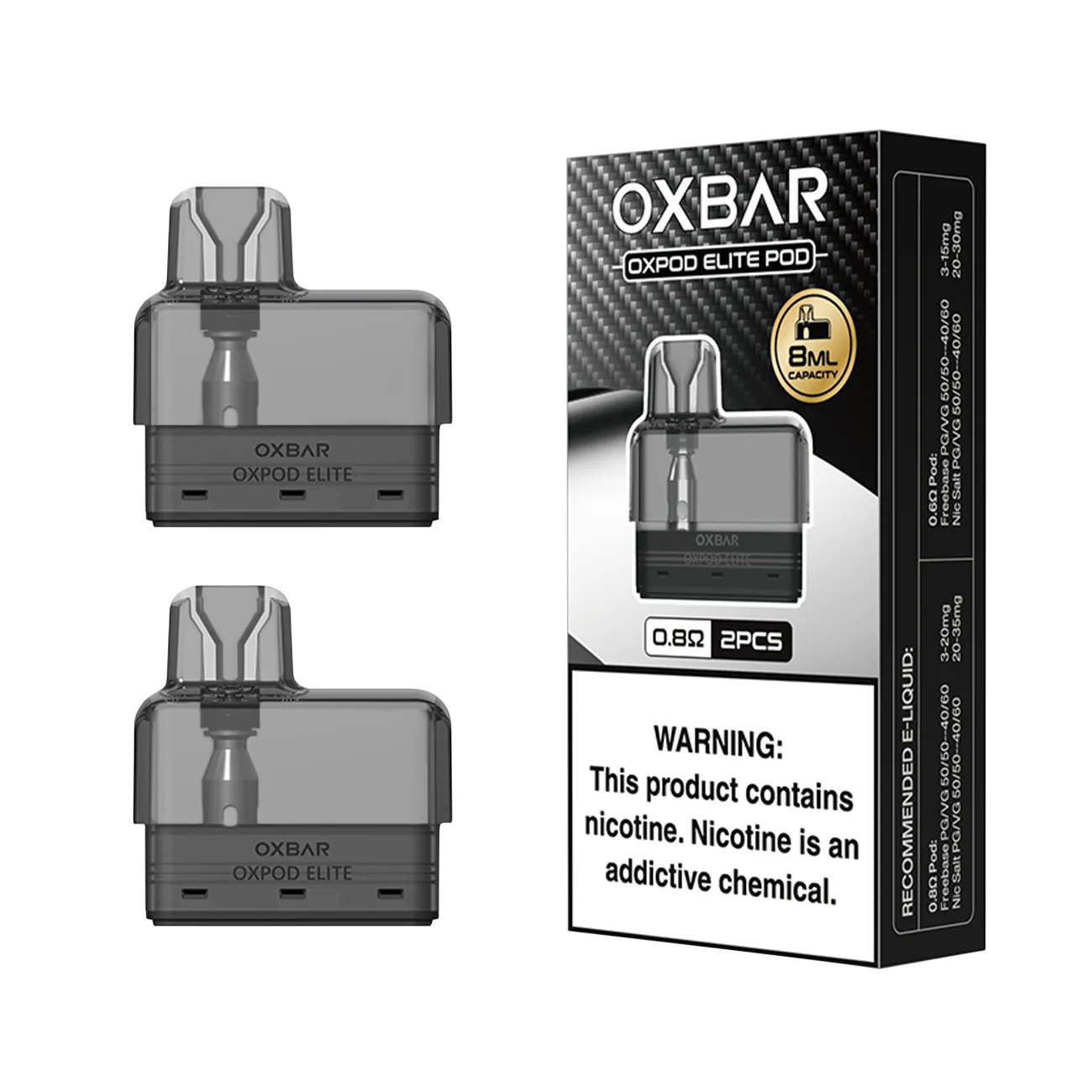 Oxbar x Pod Juice Elite Nachfüllbare Pods (2er-Pack)