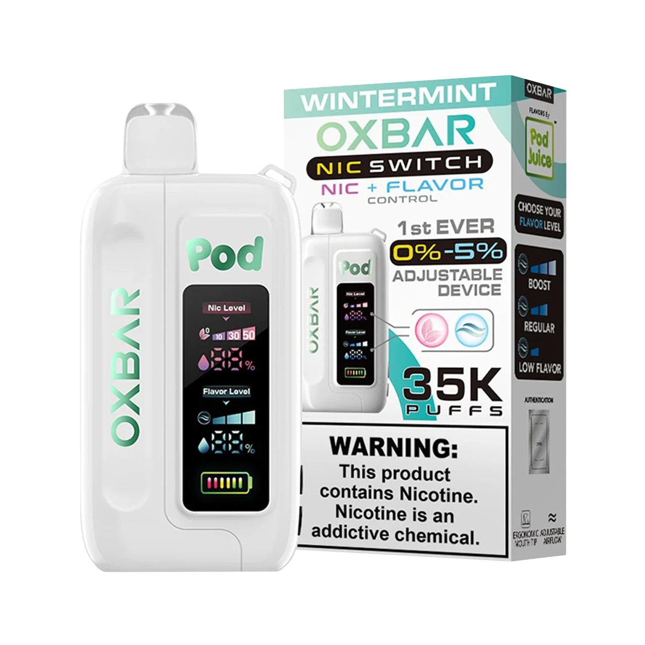 Oxbar X Pod Juice Nic Switch 35K Disposable