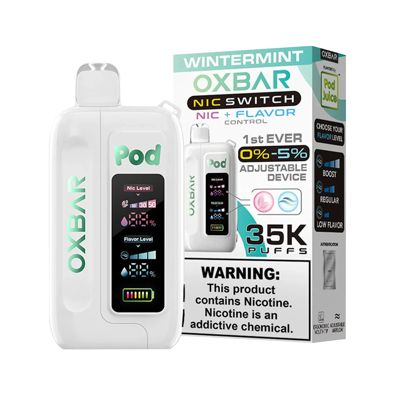 Oxbar X Pod Juice Nic Switch 35K Einweg