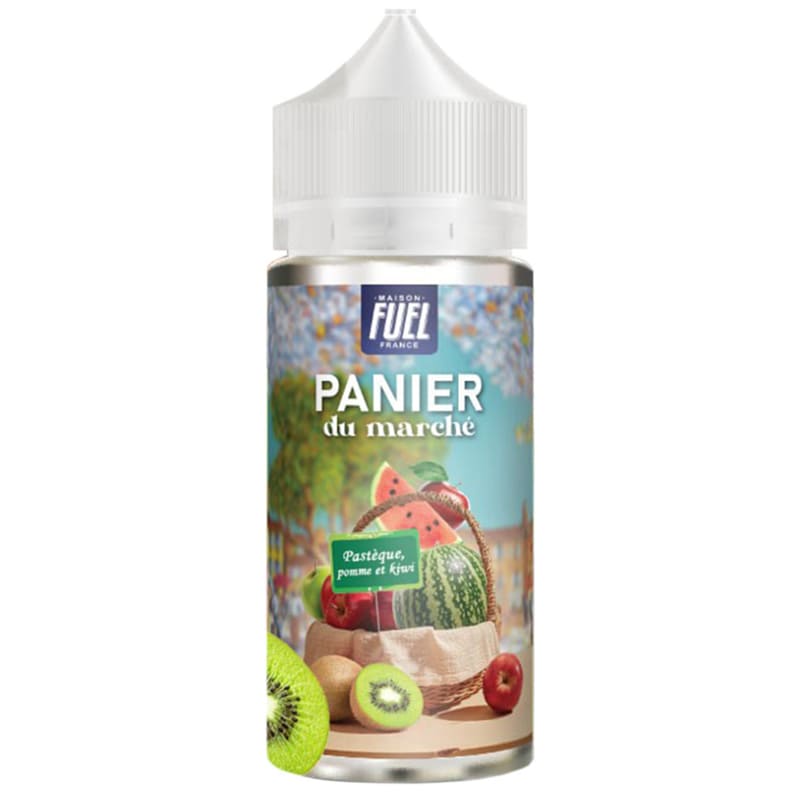 PANIER DU MARCHÉ Pastèque Pomme et Kiwi – E-Liquid 100 ml