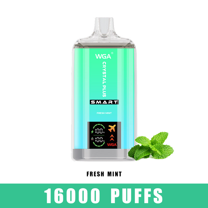 WGA Crystal Plus 16000 Puffs Disposable Vape 27ml 650mAh 12 Flavors