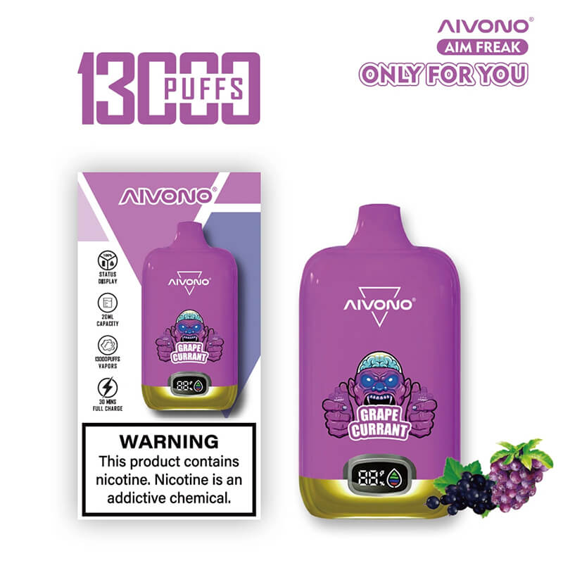 AIVON0 13000 Puffs Disposable Vape 20ml 500mAh 10 Flavors