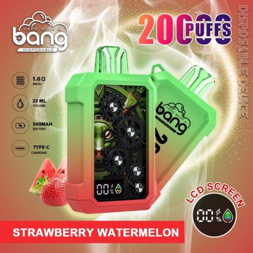 Bang Vape 20000Puffs Wholesale Electronic Cigarette Vape Bang King 20K Desechables Disposable Vape-500mAh Battery. 25ml E-liquid. Multiple Nicotine 12 Flavors