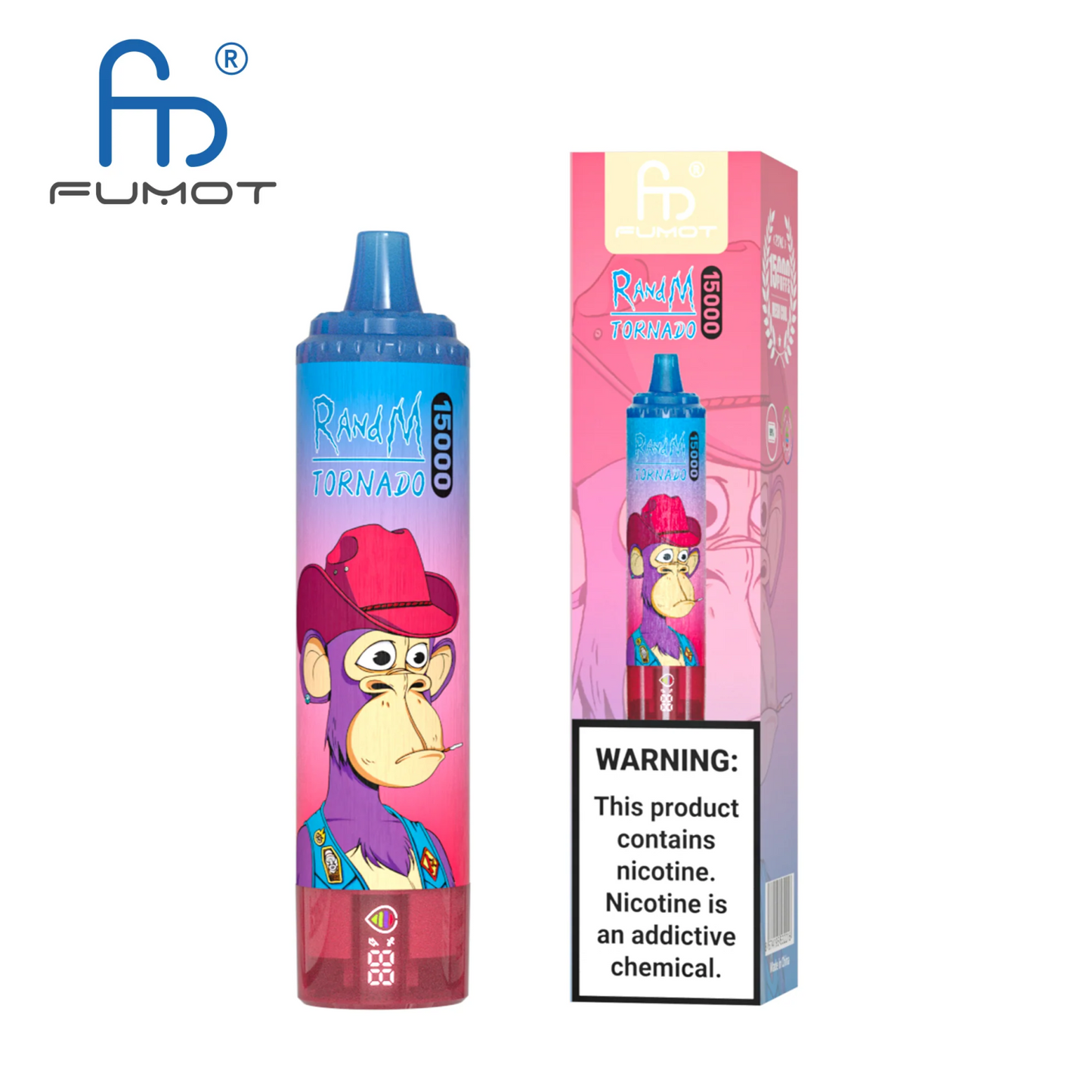 Randm Tornado 15000 Puffs Disposable Vape 25ml 850mah 41 Flavors