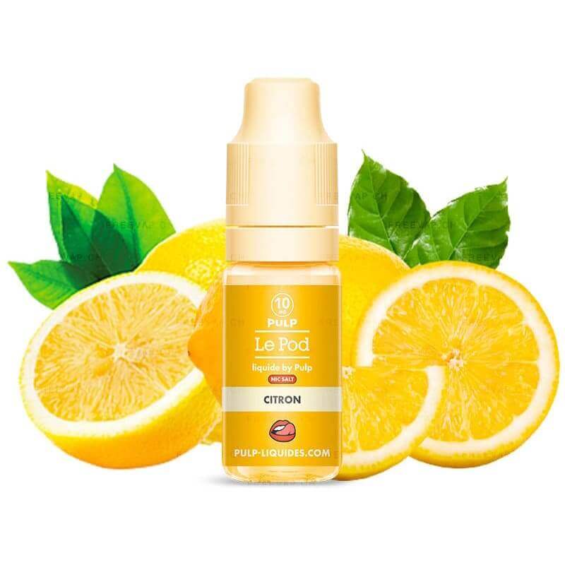 PULP Le Pod Citron - Sel de Nikotin 10 ml