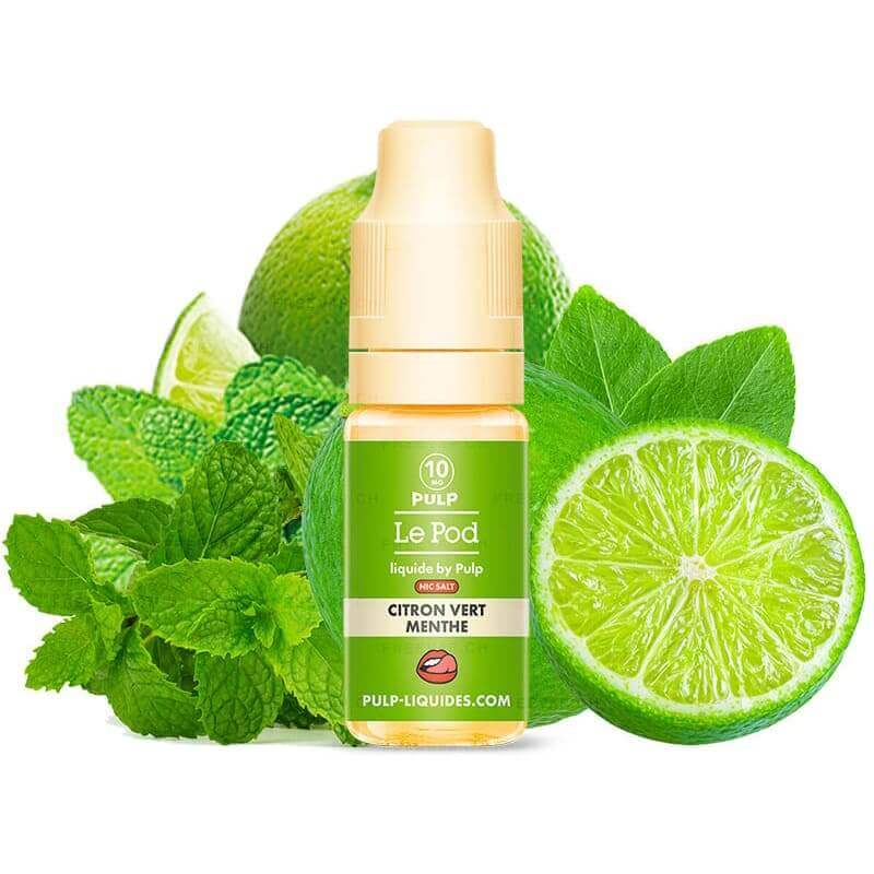 PULP Le Pod Citron Vert Menthe - Sel de Nikotin 10 ml