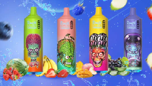 RandM Tornado 9k Puffs Einweg-Vape-Gerät – 2 % Nikotinsalz, 850 mAh Akku, wiederaufladbar, Typ C