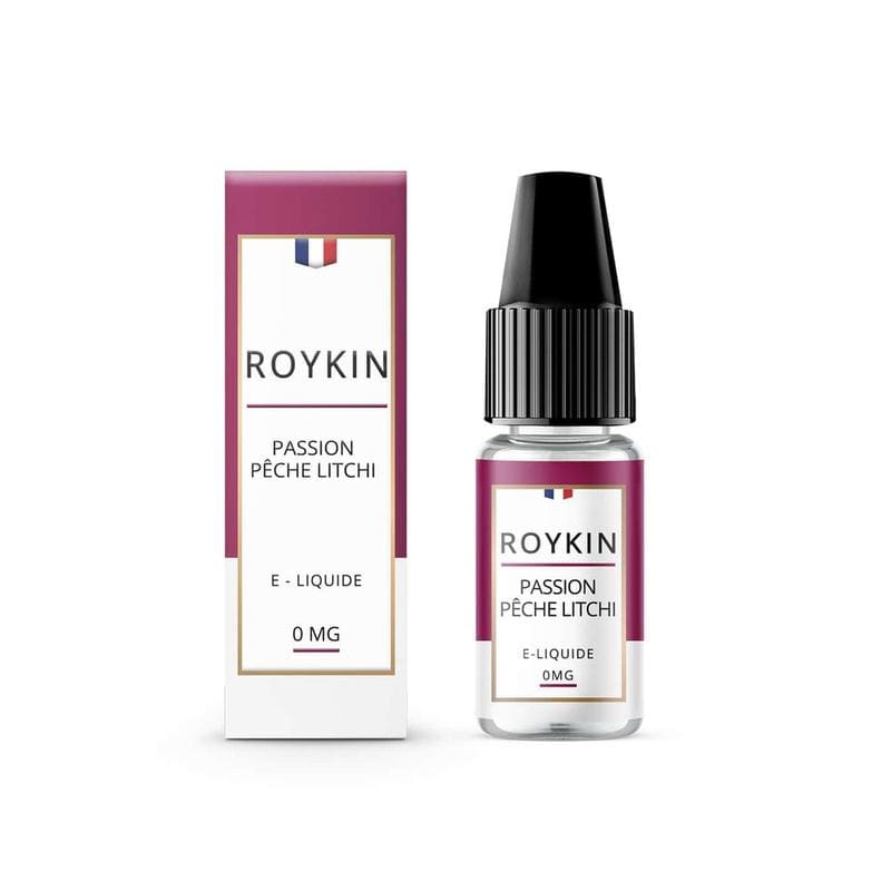 ROYKIN Passion Pêche Litchi – E-Liquid 10 ml