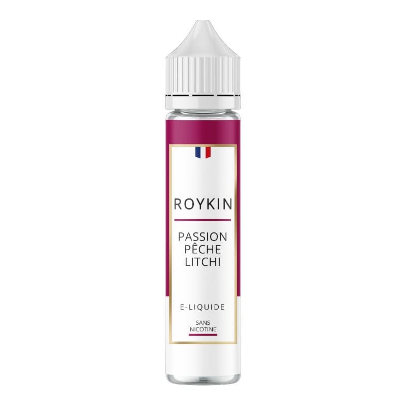 ROYKIN Passion Pêche Litchi – E-Liquid 50 ml