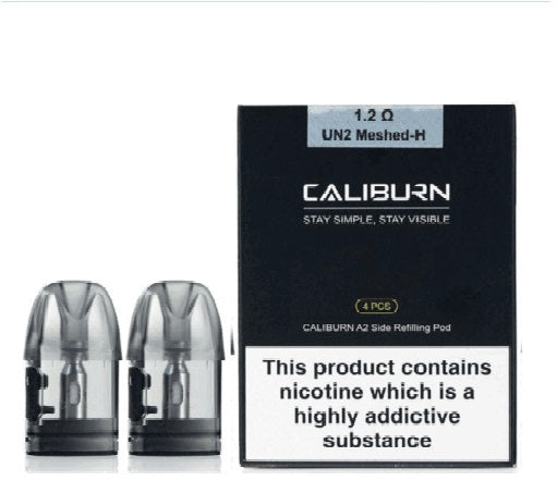 Uwell Caliburn A2 Ersatz-Pods, 4er-Pack, 0,9 Ω oder 1,2 Ω, UN2 Mesh für Caliburn A2