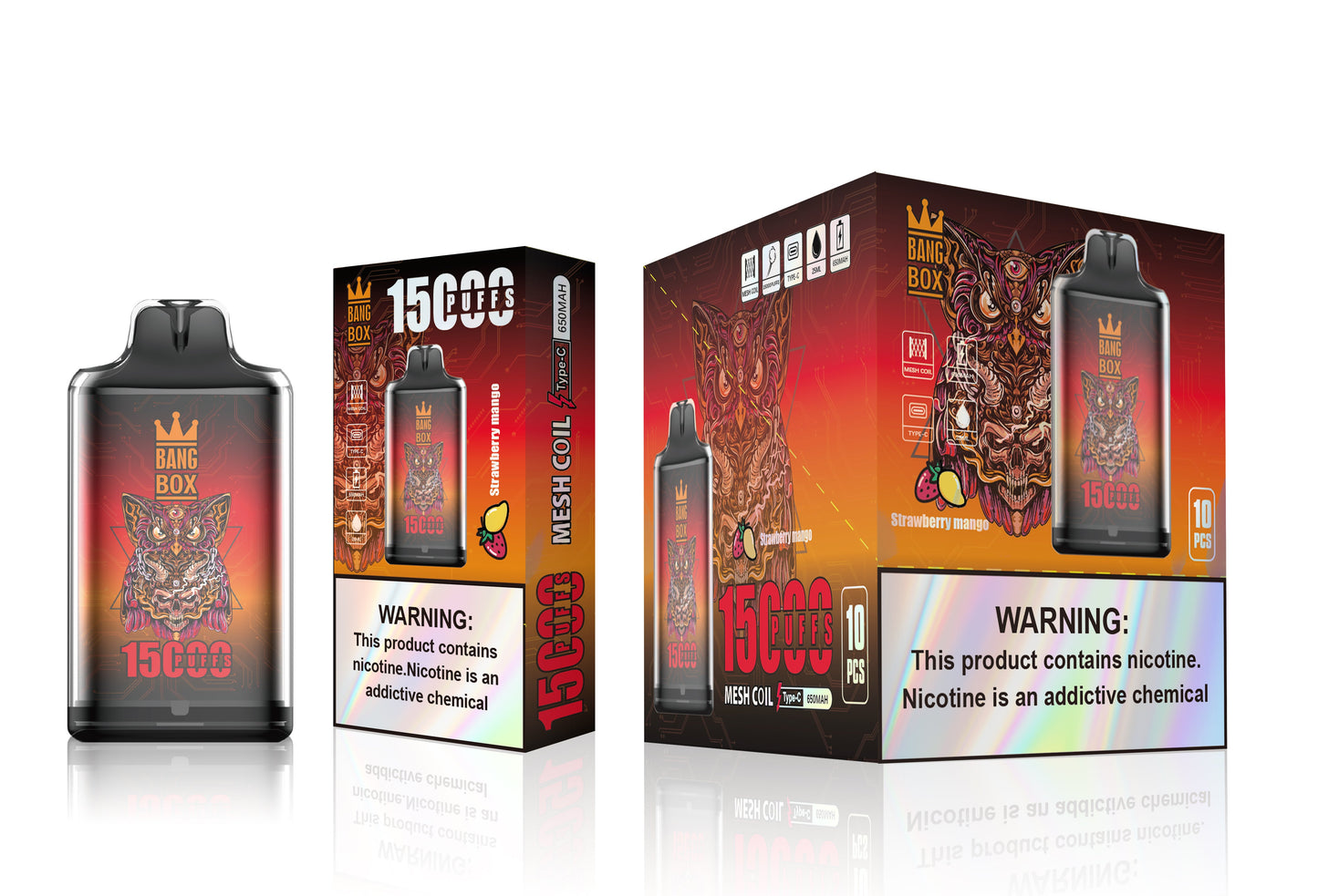 Bang 35000 Puffs/15000 Puffs Vape 35K/15K Disposable Vape Pen E Cigarette Prefilled 30ml /25ml 650mAh Disposable Vape 12 Flavors 