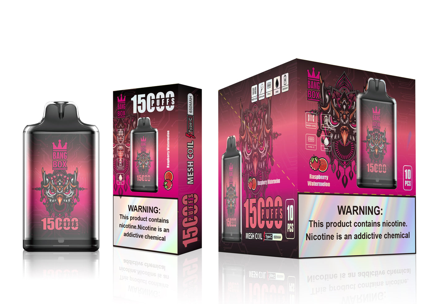 Bang 35000 Puffs/15000 Puffs Vape 35K/15K Disposable Vape Pen E Cigarette Prefilled 30ml /25ml 650mAh Disposable Vape 12 Flavors 