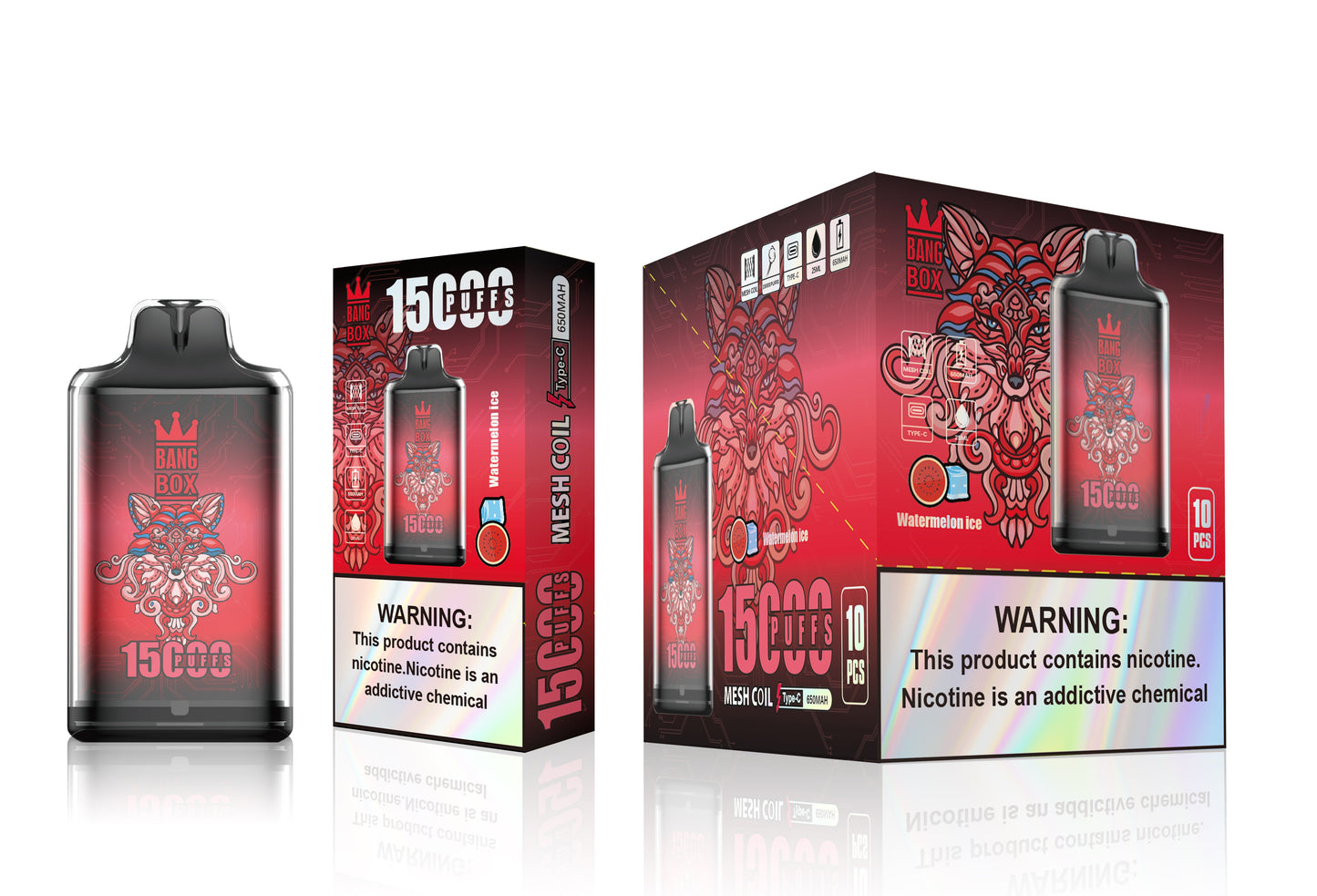 Bang 35000 Puffs/15000 Puffs Vape 35K/15K Disposable Vape Pen E Cigarette Prefilled 30ml /25ml 650mAh Disposable Vape 12 Flavors 