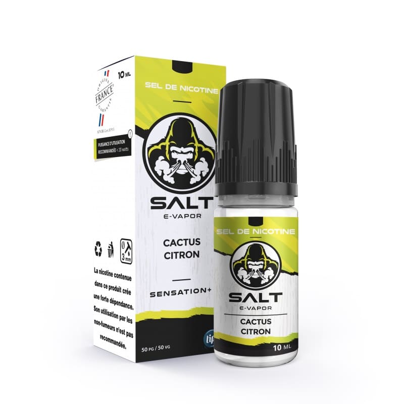 SALT E-VAPOR Cactus Citron - Sel de Nikotin 10 ml