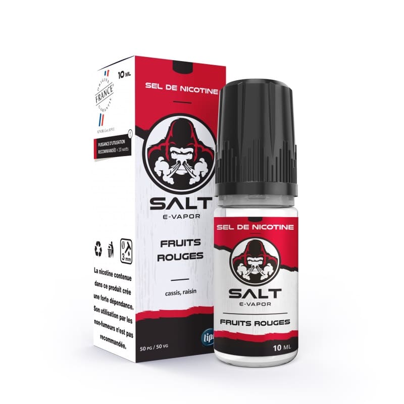 SALT E-VAPOR Fruits Rouges - Sel de Nikotin 10 ml