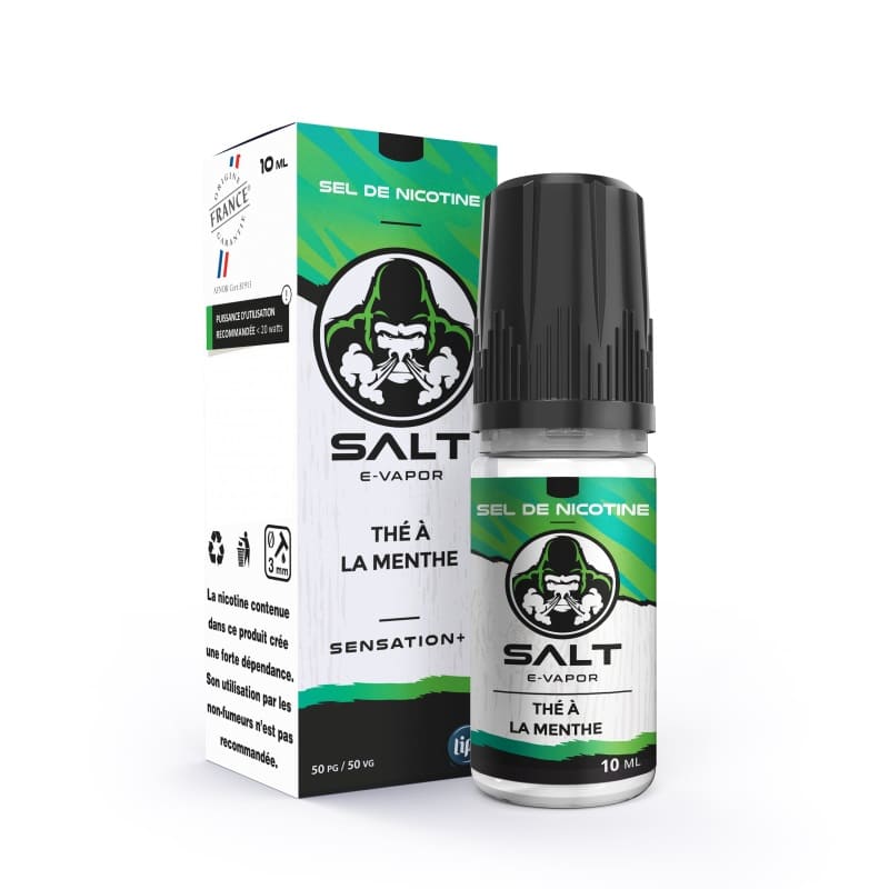 SALT E-VAPOR Thé à la Menthe - Sel de Nikotin 10 ml