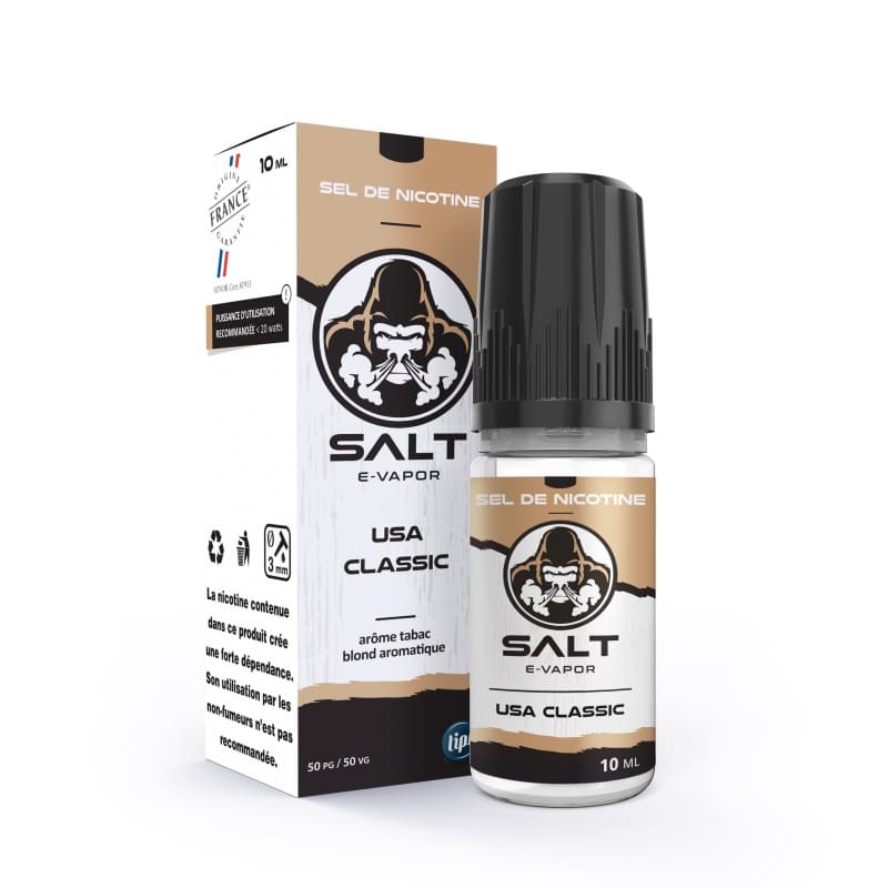 SALT E-VAPOR USA Classic - Sel de Nikotin 10 ml
