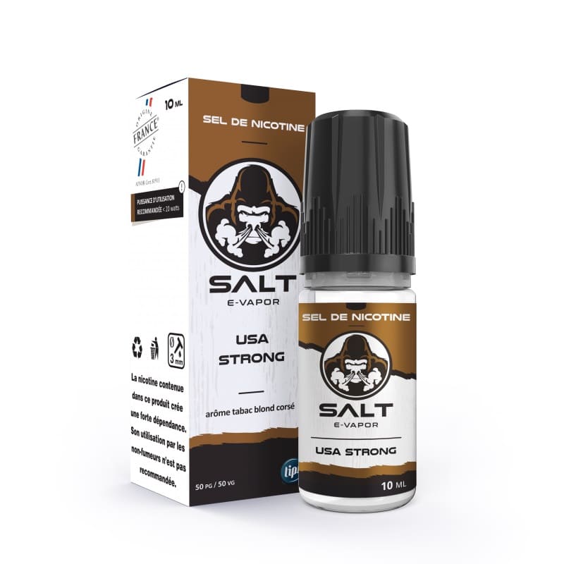 SALT E-VAPOR USA Strong - Sel de Nikotin 10 ml