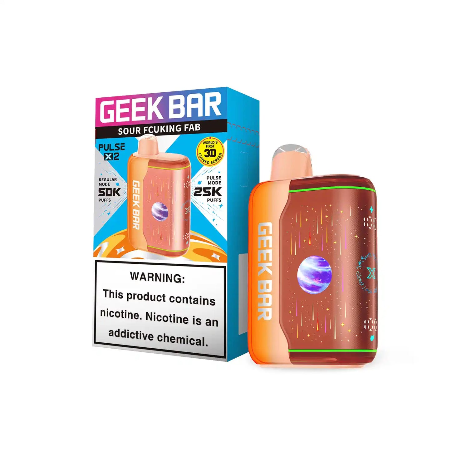 Sour Fcuking Fab - Geek Bar Pulse X 2 50k Disposable Vape