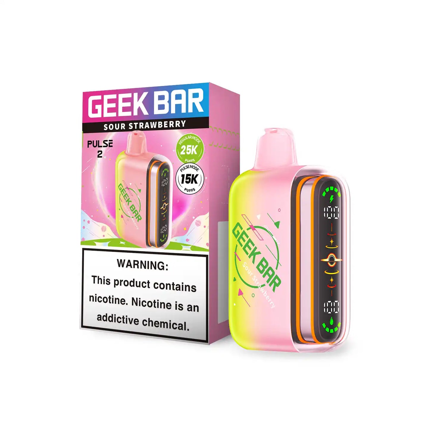 Sour Strawberry - Geek Bar Pulse 2 25K Disposable Vape