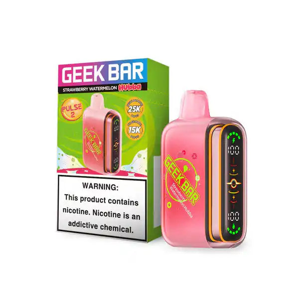 Strawberry Watermelon Hubba - Geek Bar Pulse 2 25K Disposable Vape