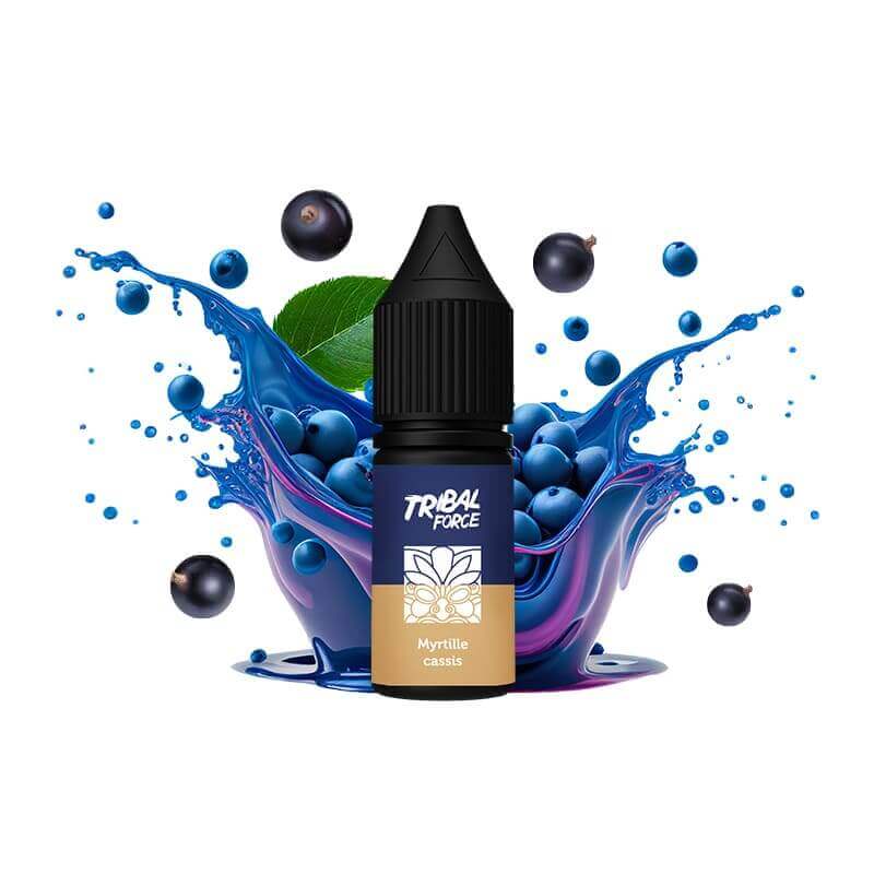 TRIBAL FORCE Myrtille Cassis – E-Liquid 10 ml