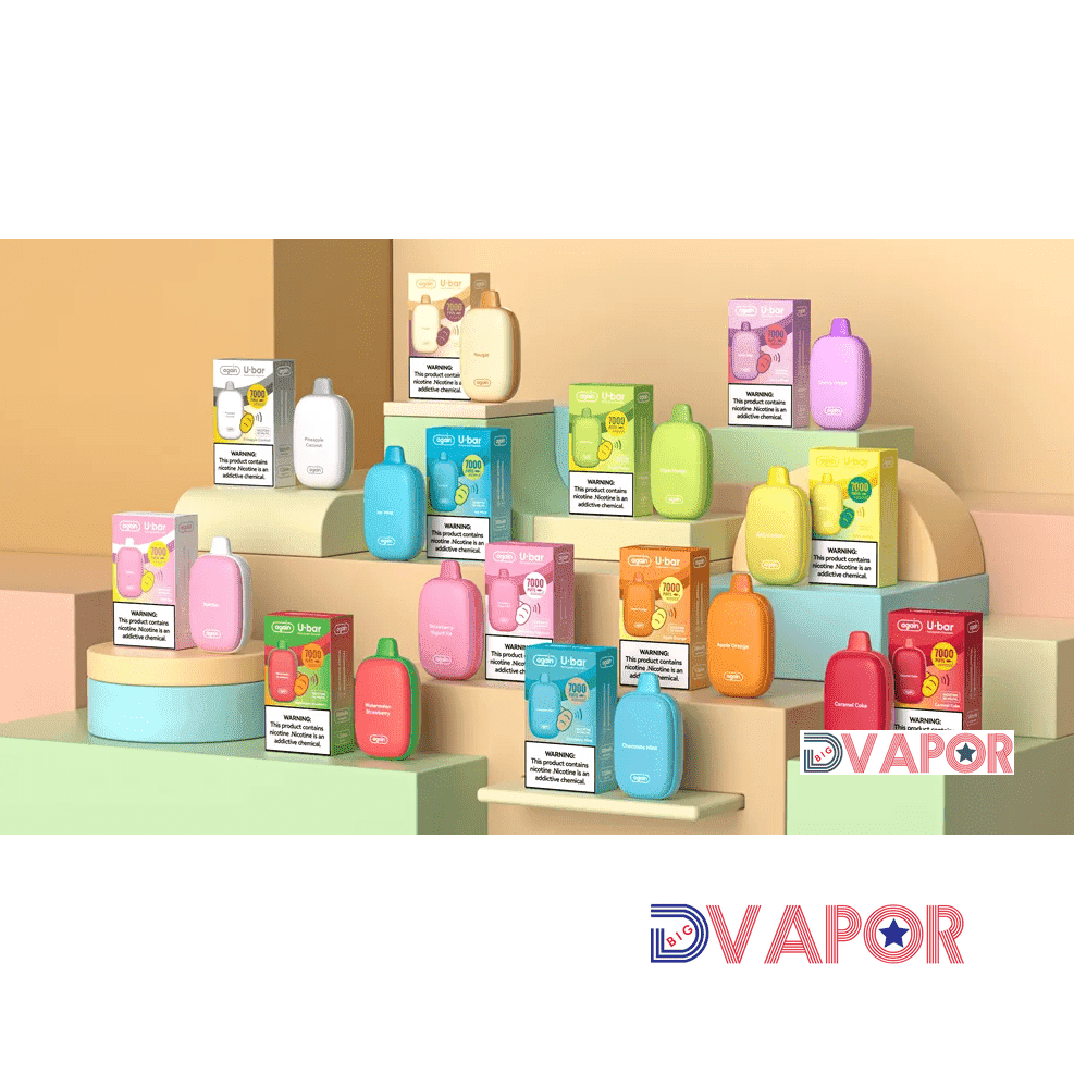 Again U-Bar 7000 Puff Rechargeable Disposable | 14ml | 3% Strength