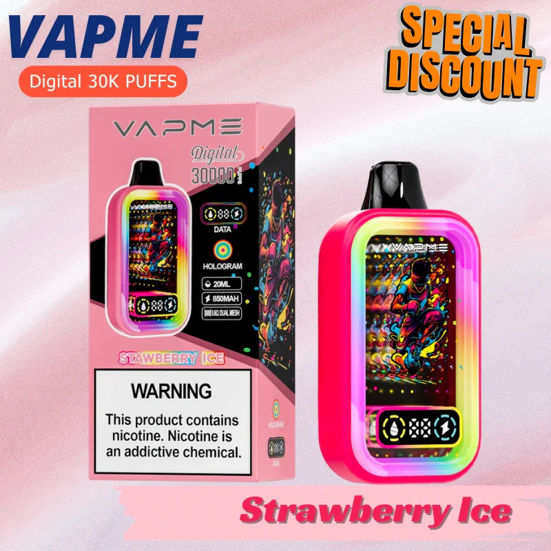 Vapme Digital 30k Lung Inhalation Vape Best Seller Wholesale Price