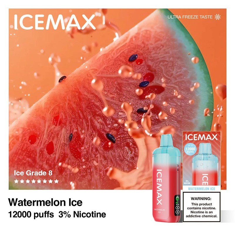 Icemax 12K Disposable Vape 10ml 3%