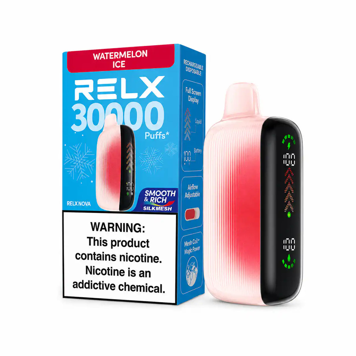 Watermelon Ice - RELX Nova Silkmesh 30k Disposable Vape