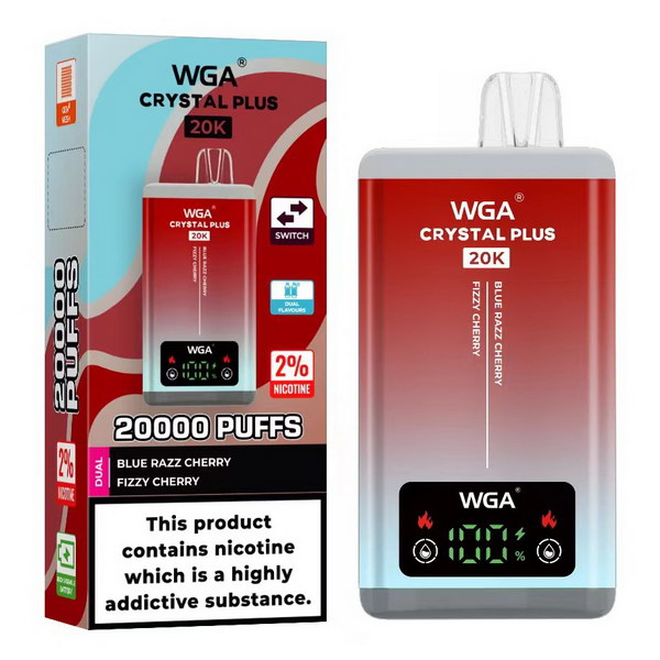 WGA Crystal Plus 20000 Vape 2-in-1 Rechargeable