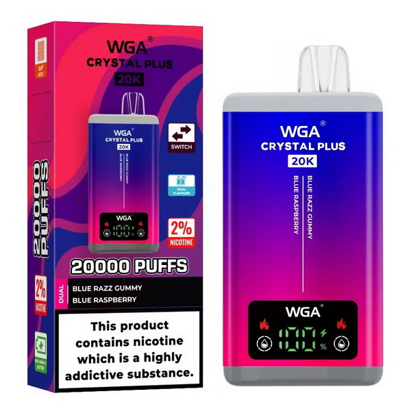 WGA Crystal Plus 20000 Vape 2-in-1 Rechargeable