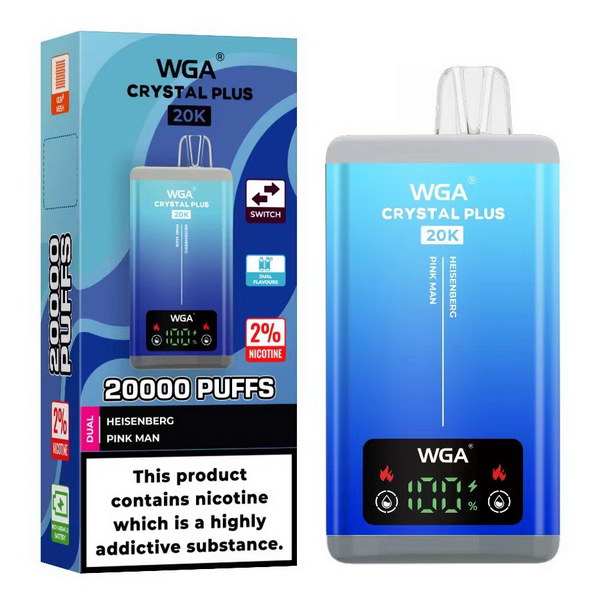 WGA Crystal Plus 20000 Vape 2-in-1 Rechargeable