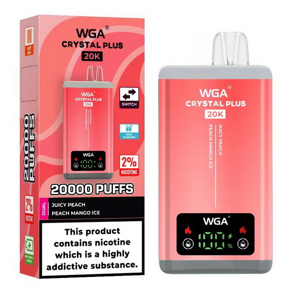 WGA Crystal Plus 20000 Vape 2-in-1 Rechargeable