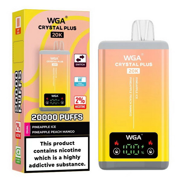WGA Crystal Plus 20000 Vape 2-in-1 Rechargeable