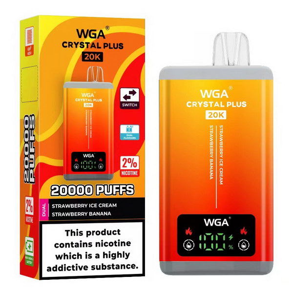 WGA Crystal Plus 20000 Vape 2-in-1 Rechargeable