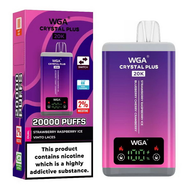 WGA Crystal Plus 20000 Vape 2-in-1 Rechargeable