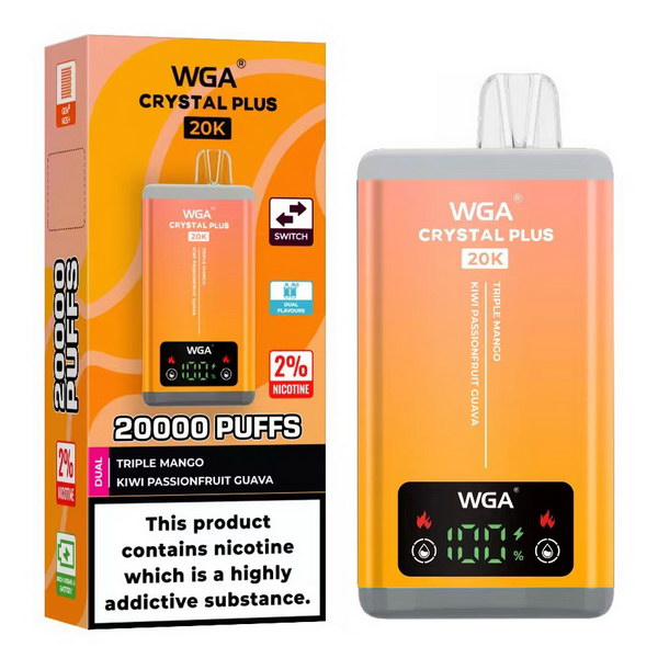 WGA Crystal Plus 20000 Vape 2-in-1 Rechargeable