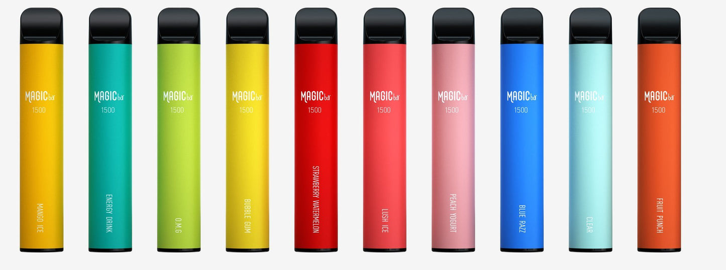 Magic Bar 1500 Züge Einweg-Pod-System 20 mg, Zugaktivierung