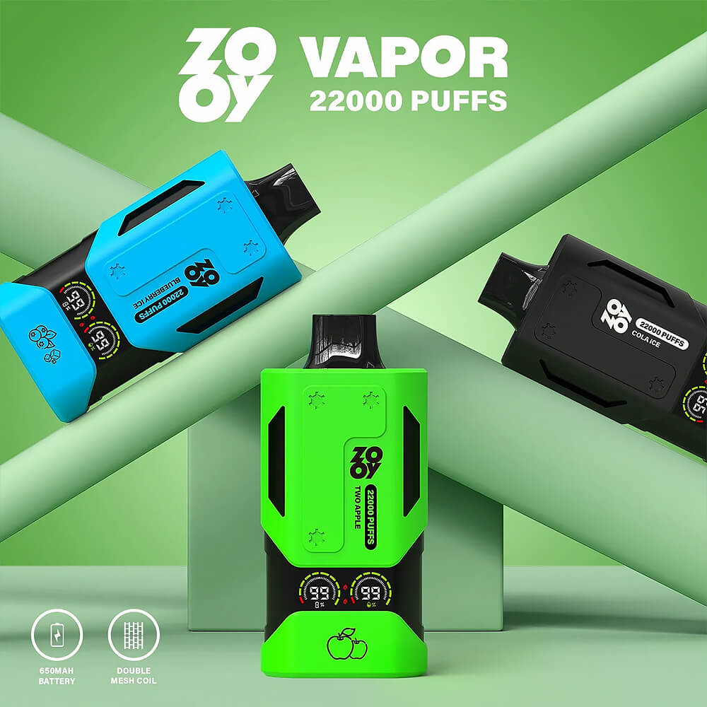 ZOOY Vapor 22000 PUFF Disposable Vape In Sales